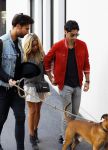 Hamburg 3 oktober 2014
Sylvie Meis verlaat haar appartement met haar nieuwe vriend Samuel Deutsch om te gaan lunchen in een restaurant.