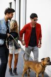 Hamburg 3 oktober 2014
Sylvie Meis verlaat haar appartement met haar nieuwe vriend Samuel Deutsch om te gaan lunchen in een restaurant.