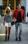 Hamburg 3 oktober 2014
Sylvie Meis verlaat haar appartement met haar nieuwe vriend Samuel Deutsch om te gaan lunchen in een restaurant.