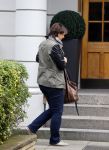 Hamburg 3 oktober 2014
Sylvie Meis verlaat haar appartement met haar nieuwe vriend Samuel Deutsch om te gaan lunchen in een restaurant. aupair