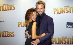 Amsterdam 22 september 2014
Premiere Pijnstillers in Tuschinski. Birgit Schuurman Arne Toonen Katja Schuurman en Thijs Romer