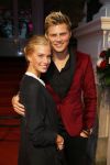 Amsterdam 29 september 2014
Beau monde awards in het Amstel hotel. Tim Douwsema met vriendin