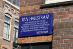 Amsterdam 9 oktober 2014
Naambord v Hallstraat in Amsterdam