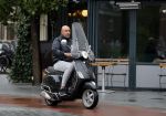 Amsterdam 17 september 2016
Alex Blanchard op zijn vespa scooter