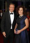 Utrecht 2 oktober 2015
Uitreiking van de gouden kalveren in het beatrix theater. Alexander Pechtold met een dame