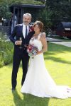Waalre 22 augustus 2015
Amanda Beekman en Harrie Kolen trouwen in de tuin van hun huis in Waalre . Al hun kinderen zijn erbij.