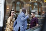 Amsterdam 19 september 2015
Annemarie v Gaal met nieuwe vriend Rhandy MacNack op de pc hooftstraat
