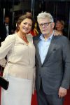 Utrecht 2 oktober 2015
Uitreiking van de gouden kalveren in het beatrix theater. Alex v Warmerdam met Annet Malherbe