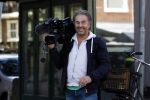 Amsterdam 19 september 2015  
Bart Bosch filmt op de beethovenstraat