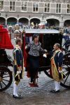 Den Haag 15 september 2015
Prinsjesdag 2015 met Koning Willem Alexander Koningin Maxima prins Constantijn en Prinses Laurentien. Dit jaar wordt de gouden koets voorlopig voor het laatst gebruikt.  Bibi barones van Zuylen van Nijevelt-den Beer Poortugael en Marco Hennis