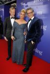 Amsterdam 11 oktober 2015
Premiere de tweeling in het nieuwe de la mar theater
Bridget Maasland en Leon de Ruyter (Links ) en rechts kapper/Stylist Theo