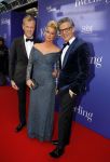 Amsterdam 11 oktober 2015
Premiere de tweeling in het nieuwe de la mar theater
Bridget Maasland en Leon de Ruyter (Links ) en rechts kapper/Stylist Theo