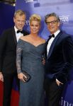 Amsterdam 11 oktober 2015
Premiere de tweeling in het nieuwe de la mar theater
Bridget Maasland en Leon de Ruyter (Links ) en rechts kapper/Stylist Theo