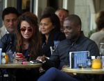 Amsterdam 9 oktober 2015
Bryan Roy met een vriendin Stephanie Groenteman op terras.