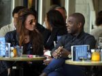 Amsterdam 9 oktober 2015
Bryan Roy met een vriendin Stephanie Groenteman op terras.