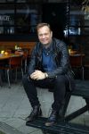 Amsterdam 7 oktober 2015
Carlo Boszhard en zijn vriend Herald bij de presentatie van zijn nieuwe programma.