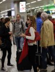 Schiphol 17 oktober 2015
Vhristie de nieuwe vriendin van Rafael v d Vaart komt aan op schiphol nadat ze 5 dagen in Sevilla is geweest.