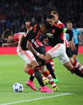 Eindhoven, 15 September 2015
CL 2015/2016
Eerste wedstrijd PSV-Manchester United, eindstand 2-1
Davy Propper in duel met Marcos Rojo