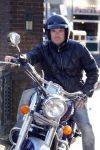 Amsterdam 30 september 2015 
Dean Saunders op zijn motor