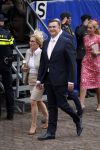 Den Haag 15 september 2015
Prinsjesdag 2015 met Koning Willem Alexander Koningin Maxima prins Constantijn en Prinses Laurentien. Dit jaar wordt de gouden koets voorlopig voor het laatst gebruikt. Emiel Roemer met vrouw