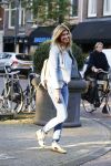 Amsterdam 12 oktober 2015Estelle Cruijff en Leco v Zadelhoff op de cornelis schuytstraat