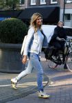Amsterdam 12 oktober 2015Estelle Cruijff en Leco v Zadelhoff op de cornelis schuytstraat