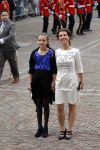 Den Haag 15 september 2015
Prinsjesdag 2015 met Koning Willem Alexander Koningin Maxima prins Constantijn en Prinses Laurentien. Dit jaar wordt de gouden koets voorlopig voor het laatst gebruikt. Esther Ouwehand met dochter