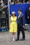 Den Haag 15 september 2015
Prinsjesdag 2015 met Koning Willem Alexander Koningin Maxima prins Constantijn en Prinses Laurentien. Dit jaar wordt de gouden koets voorlopig voor het laatst gebruikt. Fleur Agema met man