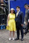 Den Haag 15 september 2015
Prinsjesdag 2015 met Koning Willem Alexander Koningin Maxima prins Constantijn en Prinses Laurentien. Dit jaar wordt de gouden koets voorlopig voor het laatst gebruikt. Fleur Agema met man