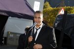 Rijswijk 1 oktober 2015
Erica Terpstra bij opening van haar kapper zijn kapsalon. Franklin Brown staat te zingen.