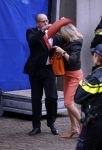 Den Haag 15 september 2015
Prinsjesdag 2015 met Koning Willem Alexander Koningin Maxima prins Constantijn en Prinses Laurentien. Dit jaar wordt de gouden koets voorlopig voor het laatst gebruikt. De hoed van de vrouw van Fred Teeven waait weg