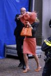 Den Haag 15 september 2015
Prinsjesdag 2015 met Koning Willem Alexander Koningin Maxima prins Constantijn en Prinses Laurentien. Dit jaar wordt de gouden koets voorlopig voor het laatst gebruikt. De hoed van de vrouw van Fred Teeven waait weg