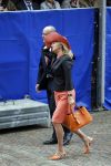 Den Haag 15 september 2015
Prinsjesdag 2015 met Koning Willem Alexander Koningin Maxima prins Constantijn en Prinses Laurentien. Dit jaar wordt de gouden koets voorlopig voor het laatst gebruikt. De hoed van de vrouw van Fred Teeven waait weg