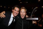 Amsterdam 15 oktober 2015
Uitreiking van de 50e televizierring in carre. Freek Vonk met zijn vaste cameraman Ivo Borkus