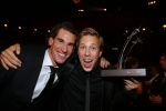 Amsterdam 15 oktober 2015
Uitreiking van de 50e televizierring in carre. Freek Vonk met zijn vaste cameraman Ivo Borkus