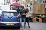 Amsterdam 6 oktober 2015 
Katja Schuurman brnegt haar vriend Freek v Noordwijk van zijn ene restaurant naar zijn andere restaurant ion Amsterdam
