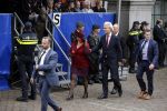 Den Haag 15 september 2015
Prinsjesdag 2015 met Koning Willem Alexander Koningin Maxima prins Constantijn en Prinses Laurentien. Dit jaar wordt de gouden koets voorlopig voor het laatst gebruikt. Geert Wilders met zijn vrouw en beveiliging