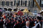 Den Haag 15 september 2015
Prinsjesdag 2015 met Koning Willem Alexander Koningin Maxima prins Constantijn en Prinses Laurentien. Dit jaar wordt de gouden koets voorlopig voor het laatst gebruikt.