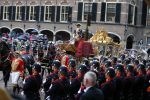 Den Haag 15 september 2015
Prinsjesdag 2015 met Koning Willem Alexander Koningin Maxima prins Constantijn en Prinses Laurentien. Dit jaar wordt de gouden koets voorlopig voor het laatst gebruikt.
