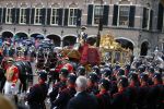 Den Haag 15 september 2015
Prinsjesdag 2015 met Koning Willem Alexander Koningin Maxima prins Constantijn en Prinses Laurentien. Dit jaar wordt de gouden koets voorlopig voor het laatst gebruikt.