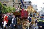 Den Haag 15 september 2015
Prinsjesdag 2015 met Koning Willem Alexander Koningin Maxima prins Constantijn en Prinses Laurentien. Dit jaar wordt de gouden koets voorlopig voor het laatst gebruikt.