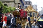 Den Haag 15 september 2015
Prinsjesdag 2015 met Koning Willem Alexander Koningin Maxima prins Constantijn en Prinses Laurentien. Dit jaar wordt de gouden koets voorlopig voor het laatst gebruikt.