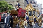 Den Haag 15 september 2015
Prinsjesdag 2015 met Koning Willem Alexander Koningin Maxima prins Constantijn en Prinses Laurentien. Dit jaar wordt de gouden koets voorlopig voor het laatst gebruikt.