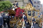 Den Haag 15 september 2015
Prinsjesdag 2015 met Koning Willem Alexander Koningin Maxima prins Constantijn en Prinses Laurentien. Dit jaar wordt de gouden koets voorlopig voor het laatst gebruikt.