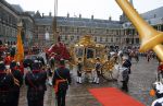 Den Haag 15 september 2015
Prinsjesdag 2015 met Koning Willem Alexander Koningin Maxima prins Constantijn en Prinses Laurentien. Dit jaar wordt de gouden koets voorlopig voor het laatst gebruikt.