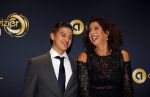 Amsterdam 15 oktober 2015
Uitreiking van de 50e televizierring in carre. isa Hoes met zoon