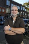 Den Haag 1 oktober 2015
Jake Hampel met zijn vrouw Lydia en hun 2 zoons bij een tatoo shop in Den Haag.