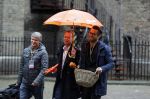 Den Haag 15 september 2015
Prinsjesdag 2015 met Koning Willem Alexander Koningin Maxima prins Constantijn en Prinses Laurentien. Dit jaar wordt de gouden koets voorlopig voor het laatst gebruikt. Jan Kooijman voor rtl boulevard
