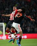 Eindhoven, 15 September 2015
CL 2015/2016
Eerste wedstrijd PSV-Manchester United, eindstand 2-1
Jeffrey Bruma in duel met Marouane Fellaini
