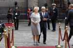Den Haag 15 september 2015
Prinsjesdag 2015 met Koning Willem Alexander Koningin Maxima prins Constantijn en Prinses Laurentien. Dit jaar wordt de gouden koets voorlopig voor het laatst gebruikt. Jet Bussemaker met man